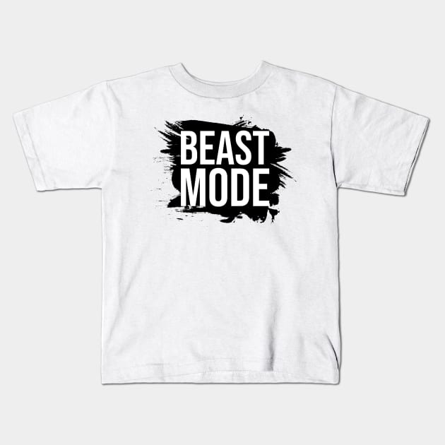 Beast mode Kids T-Shirt by Dosunets